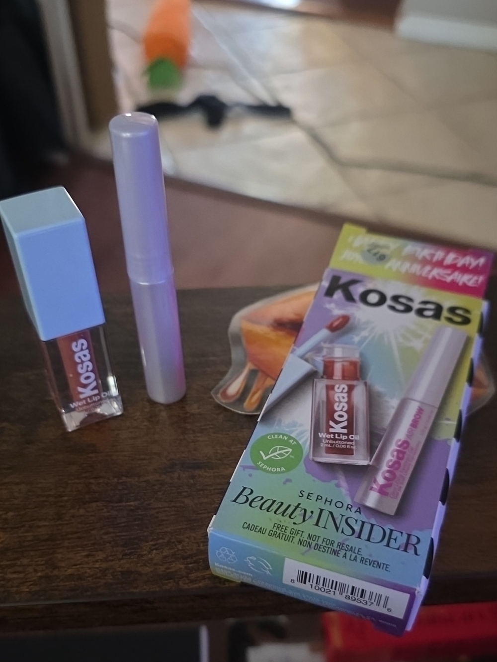 Kosas Lip Gloss & Balm Duo in Pink